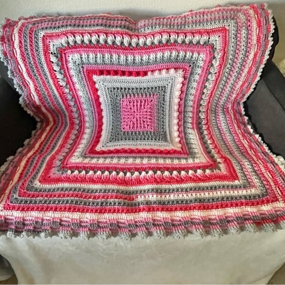 **SALE Crochet blanket handmade - mandala style